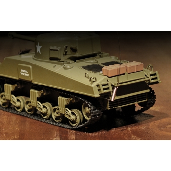 Ferngesteuerter Soundpanzer 1:30 U.S. M4A3 Sherman RTR 2,4 GHz – Heng Long 3841-01